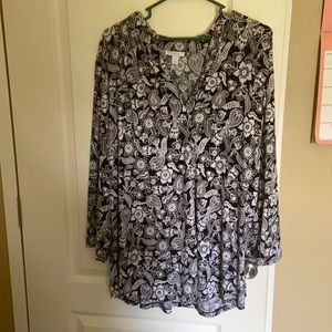 Ross paisley long sleeve shirt